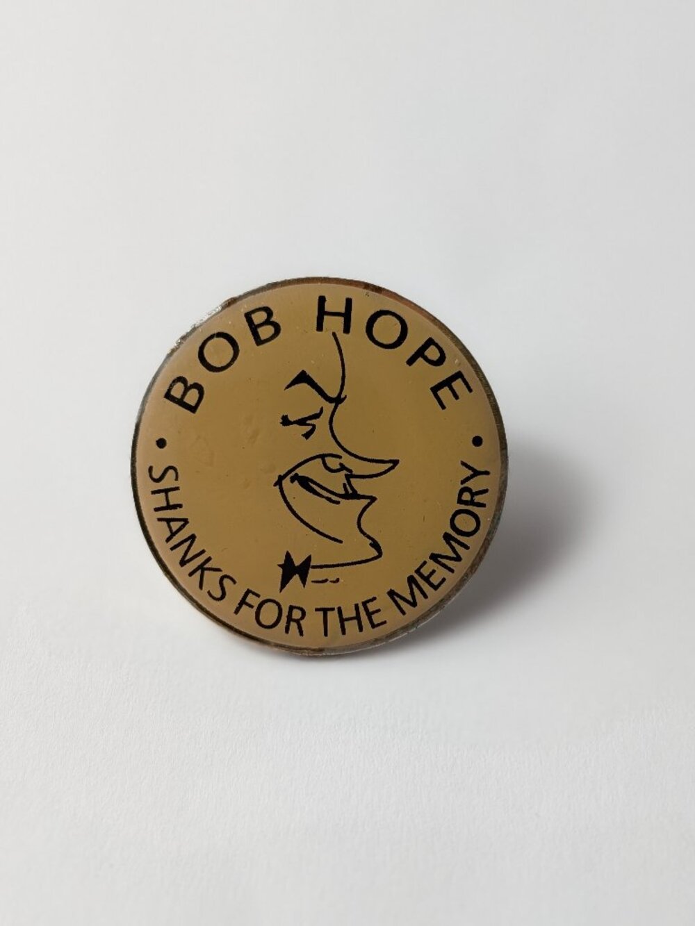 Bob Hope Shanks for the Memory Lapel Pin Golf Hall of Fame Collectible